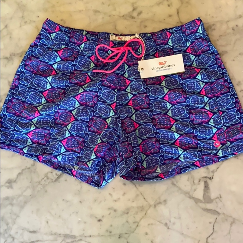 Vineyard Vines Fish Print Shorts